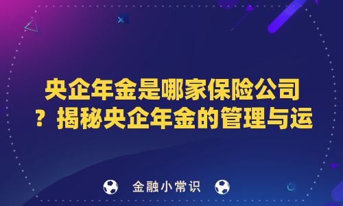 央企年金是哪家保险公司？揭秘央企年金的管理与运作