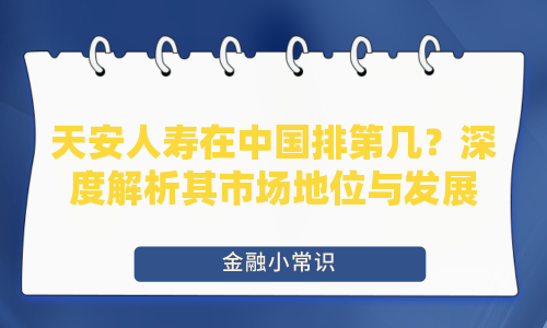 天安人寿在中国排第几？深度解析其市场地位与发展前景