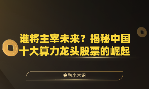 谁将主宰未来？揭秘中国十大算力龙头股票的崛起逻辑与投资价值