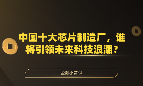 中国十大芯片制造厂，谁将引领未来科技浪潮？