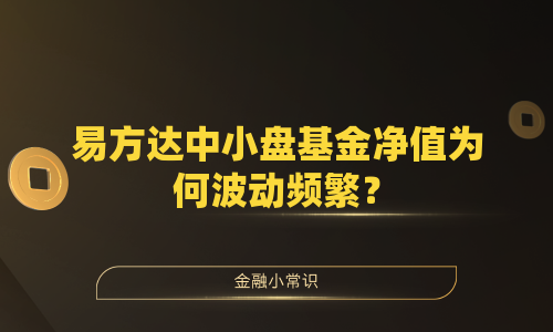 易方达中小盘基金净值为何波动频繁？