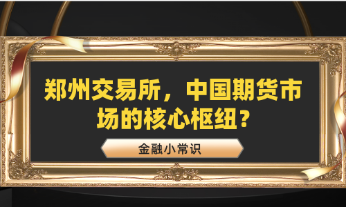 郑州交易所，中国期货市场的核心枢纽？