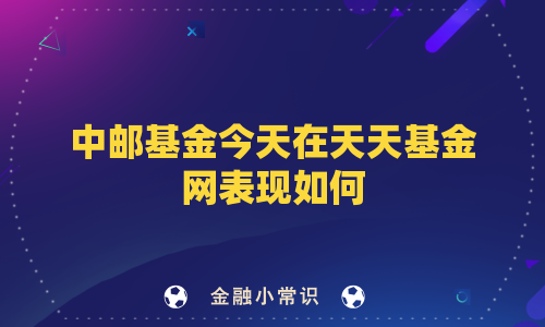 中邮基金今天在天天基金网表现如何