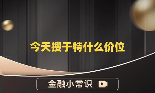 今天搜于特什么价位