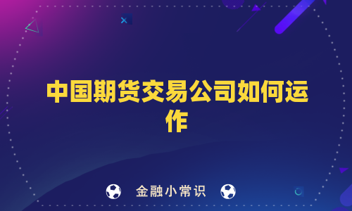 中国期货交易公司如何运作