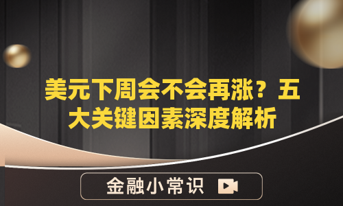 美元下周会不会再涨？五大关键因素深度解析