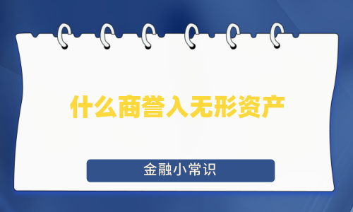 什么商誉入无形资产
