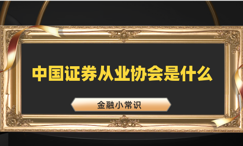 中国证券从业协会是什么
