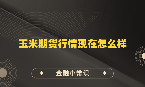 玉米期货行情现在怎么样