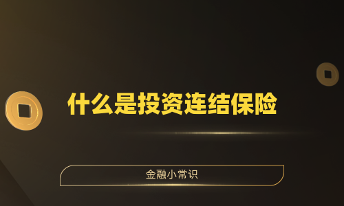 什么是投资连结保险