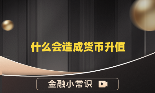 什么会造成货币升值