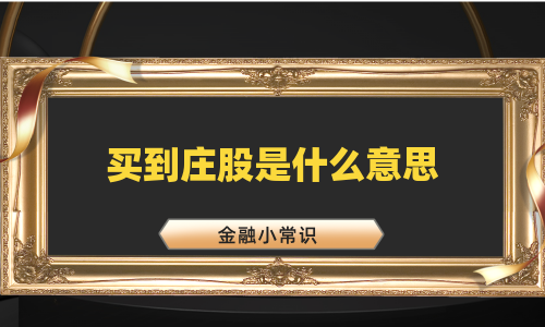 买到庄股是什么意思