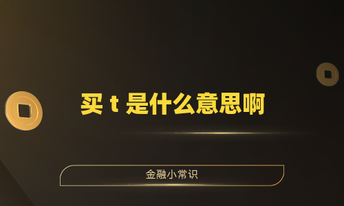 买 t 是什么意思啊