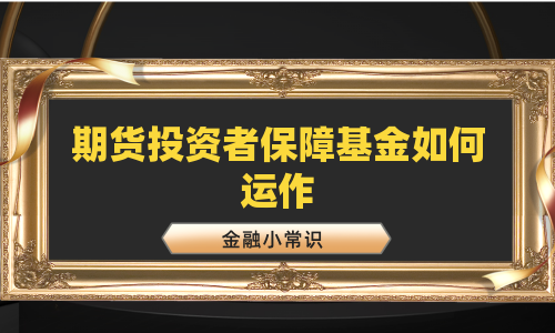 期货投资者保障基金如何运作