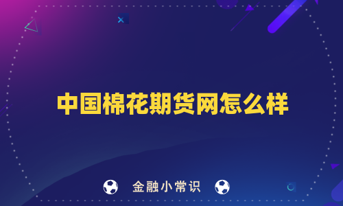 中国棉花期货网怎么样