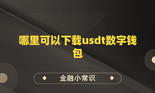 哪里可以下载usdt数字钱包