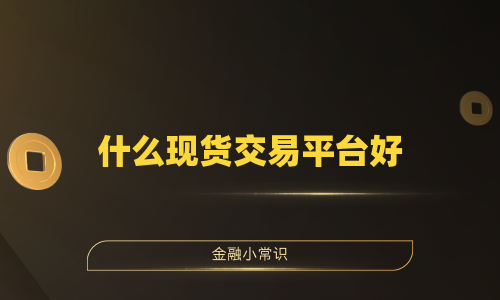 什么现货交易平台好