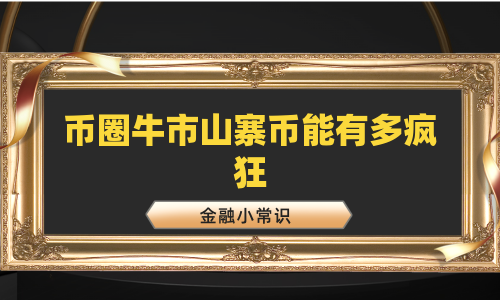 币圈牛市山寨币能有多疯狂
