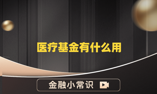 医疗基金有什么用
