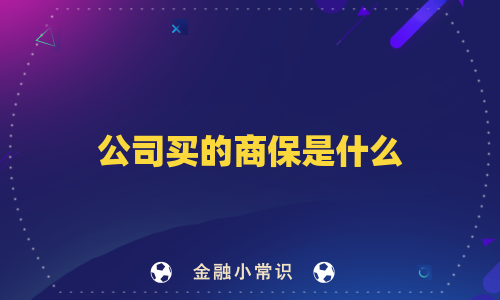 公司买的商保是什么
