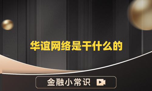华谊网络是干什么的