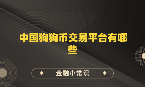 中国狗狗币交易平台有哪些