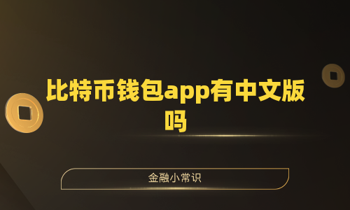 比特币钱包app有中文版吗