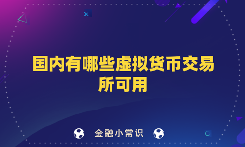 国内有哪些虚拟货币交易所可用