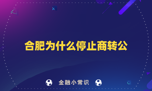 合肥为什么停止商转公
