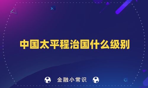 中国太平程治国什么级别