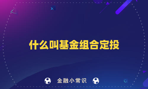 什么叫基金组合定投