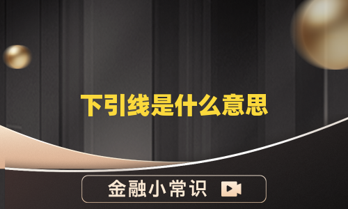 下引线是什么意思