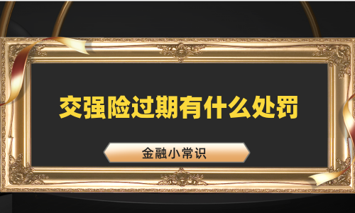 交强险过期有什么处罚