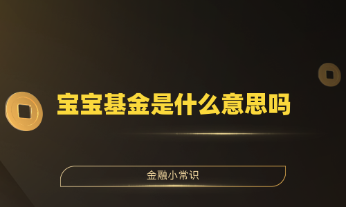宝宝基金是什么意思吗