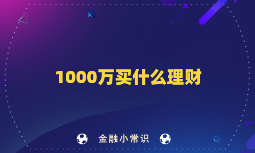 1000万买什么理财