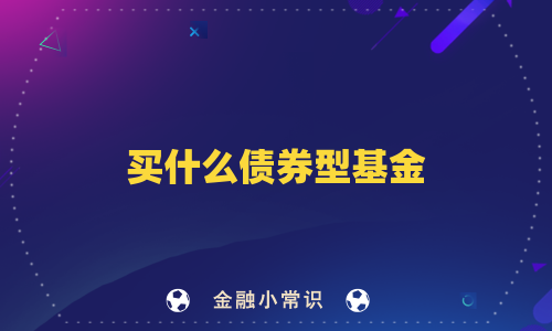 买什么债券型基金